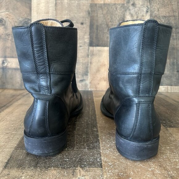 John Varvatos Handmade Italy Black Ankle Boots Mens 9 - Picture 10 of 12